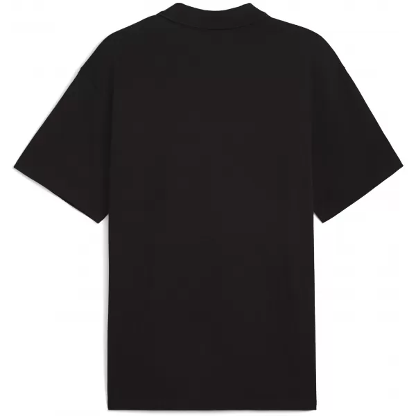  Мъжка тениска с яка PUMA WARDROBE ESS PIQUE RELAXED POLO 62965701 ПУМА ЧЕРНА 