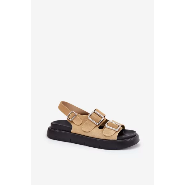  Дамски сандали BIG STAR SHOES RR274665 БЕЖОВО 