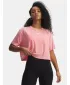 Дамска тениска UNDER ARMOUR UA RIVAL BOXY TEE WASH 6011065-600 РОЗОВО