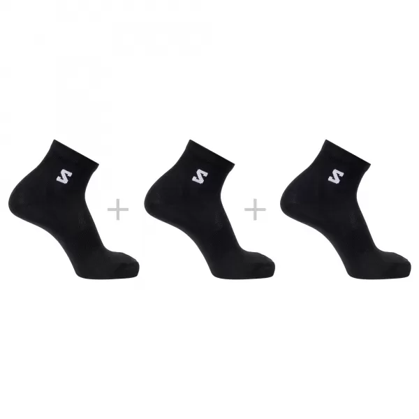  Чорапи SALOMON EVERYDAY LITE QUARTER 3-PACK LC2911700 ЧЕРЕН 