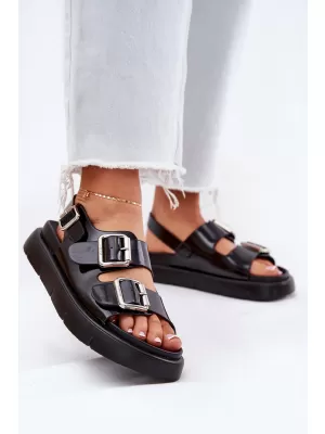 Дамски сандали BIG STAR SHOES RR274662 ЧЕРЕН