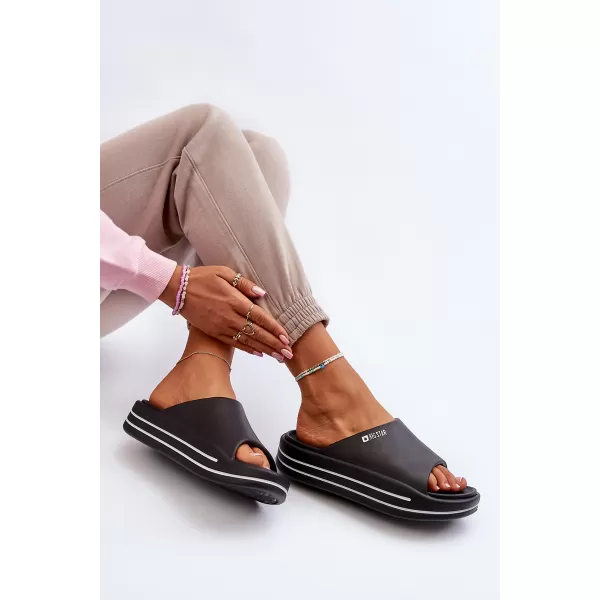  Дамски чехли BIG STAR SHOES NN274A037 ЧЕРЕН 