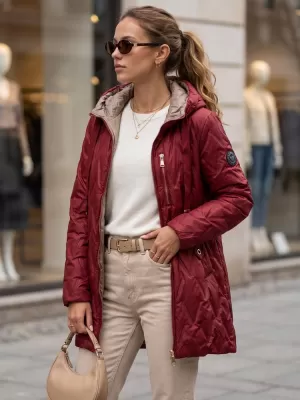 Дамско яке DSTREET TY5771 БОРДО