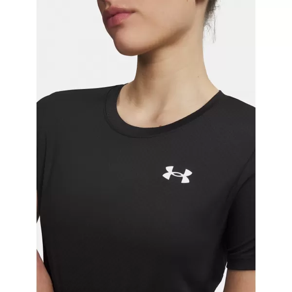  Дамска тениска UNDER ARMOUR TECH MESH SS 6009990-001 ЧЕРЕН 