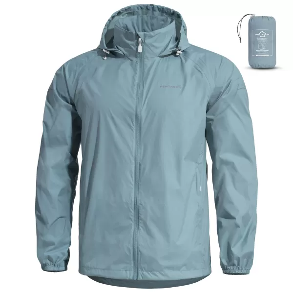  Мъжко яке PENTAGON CLOUDBURST PACKABLE MENS RAIN JACKET K07019 СРЕДНОЩНО СИНЬО 