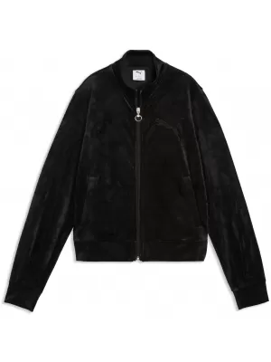 Дамско яке PUMA ESS ELEVATED VELOUR TRACKJACKET 69402101 ПУМА ЧЕРНА