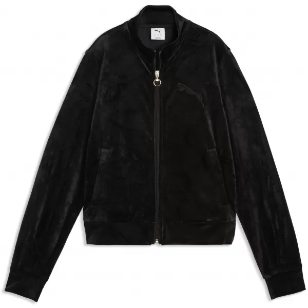  Дамско яке PUMA ESS ELEVATED VELOUR TRACKJACKET 69402101 ПУМА ЧЕРНА 