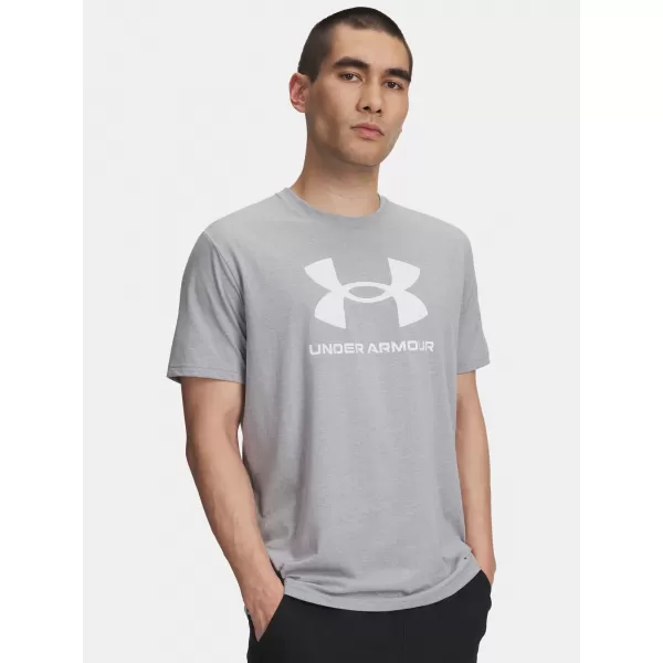  Мъжка тениска UNDER ARMOUR UA SPORTSTYLE LOGO UPDATE SS 1382911-037 СИВО 