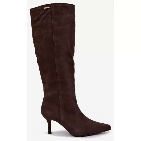  Дамски боти BIG STAR SHOES UU274495 КАФЯВИ/БЕЖОВИ СЕНКИ 