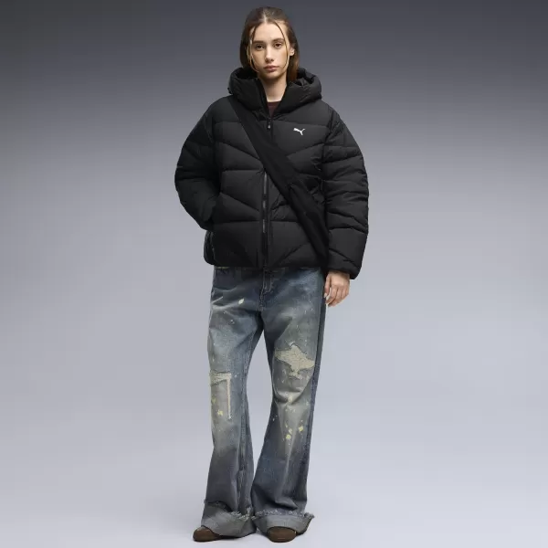  Дамско палто PUMA HOODED DOWN PUFFER JACKET W 69458001 ПУМА ЧЕРНА 