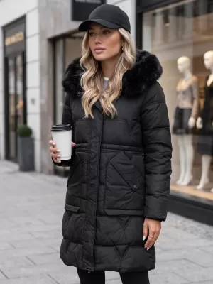 Дамско яке DSTREET TY5824 ЧЕРЕН