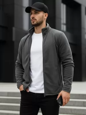 Мъжки суичър DSTREET BX4772 ТЪМНО СИВО