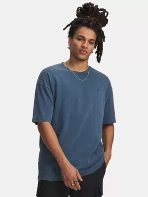 Мъжка тениска UNDER ARMOUR UA M HW OS LOGO WASH SS 1389147-498 СИНЬО