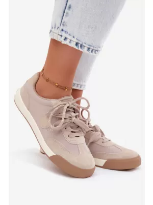 Дамски кецове BIG STAR SHOES UU274001 БЕЖОВО