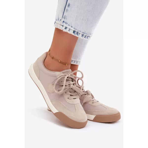  Дамски кецове BIG STAR SHOES UU274001 БЕЖОВО 