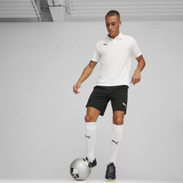  Мъжка тениска с яка PUMA TEAMGOAL POLO 658771-04 ПУМА БЯЛО/ЧЕРНО/СИВО КАТО ПЕРА 