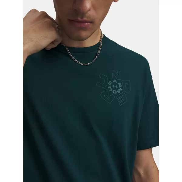  Мъжка тениска UNDER ARMOUR M RADIAL WM SS 6009264-919 ЗЕЛЕНО 