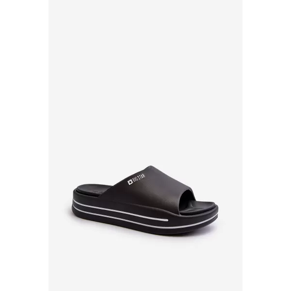  Дамски чехли BIG STAR SHOES NN274A037 ЧЕРЕН 