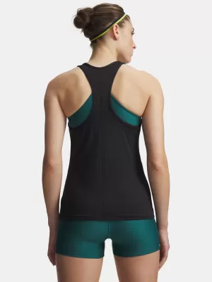 Дамски потник UNDER ARMOUR TECH MESH RACER TANK 6009989-001 ЧЕРЕН
