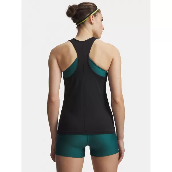  Дамски потник UNDER ARMOUR TECH MESH RACER TANK 6009989-001 ЧЕРЕН 