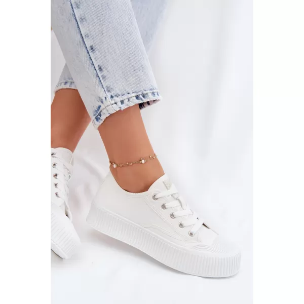 Дамски кецове BIG STAR SHOES TT274269 БЯЛО 