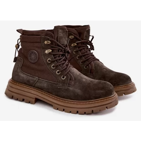  Мъжки обувки BIG STAR SHOES UU174254 КАФЯВИ/БЕЖОВИ СЕНКИ 