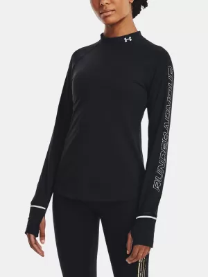 Дамска тениска UNDER ARMOUR UA OUTRUN THE COLD LS 1373208-001 ЧЕРЕН