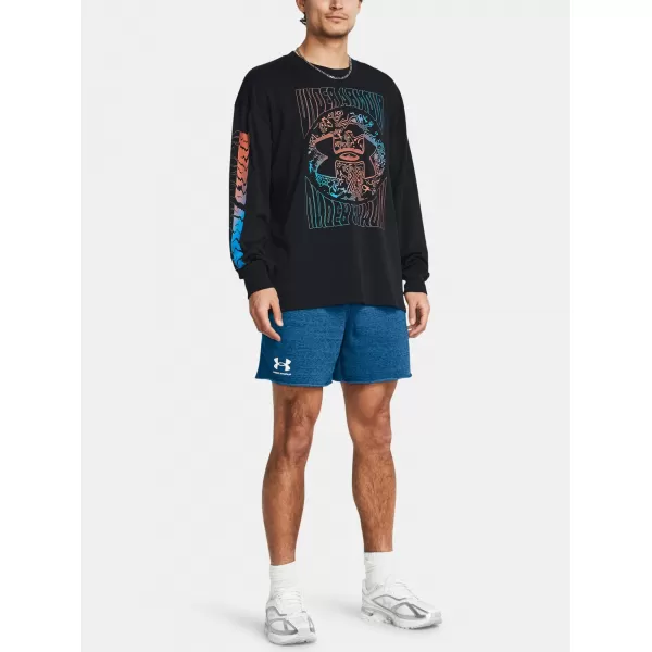  Мъжки шорти UNDER ARMOUR RIVAL TERRY 6IN SHORT 1382427-406 СИНЬО 