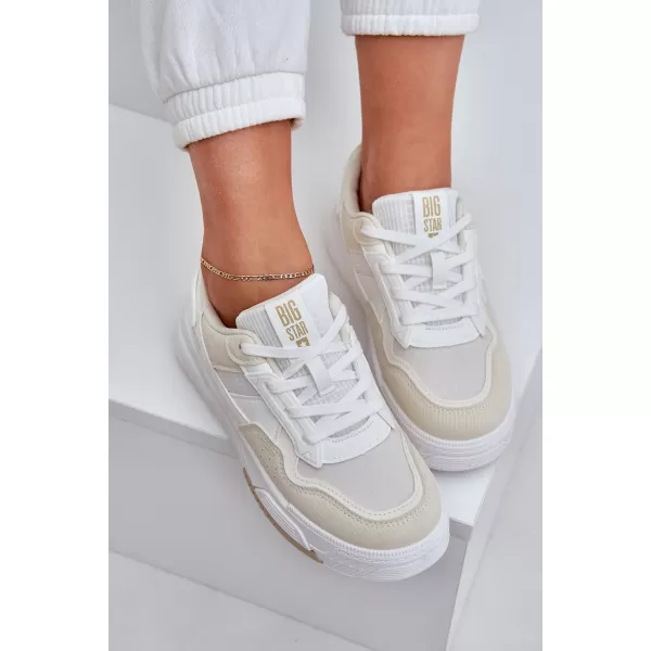  Дамски кецове BIG STAR SHOES OO274A155 БЯЛО 