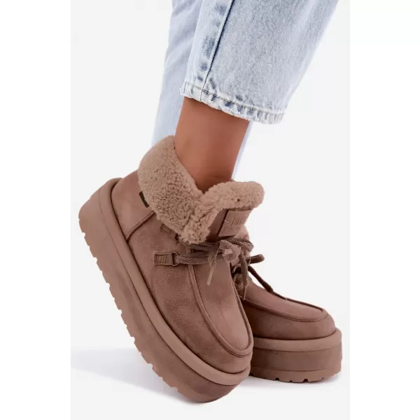  Дамски снежни човеци BIG STAR SHOES UU274215 БЕЖОВО 