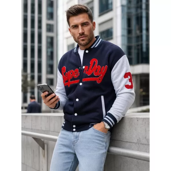  Мъжки суичър DSTREET BX5443 ТЪМНО СИНЬО 