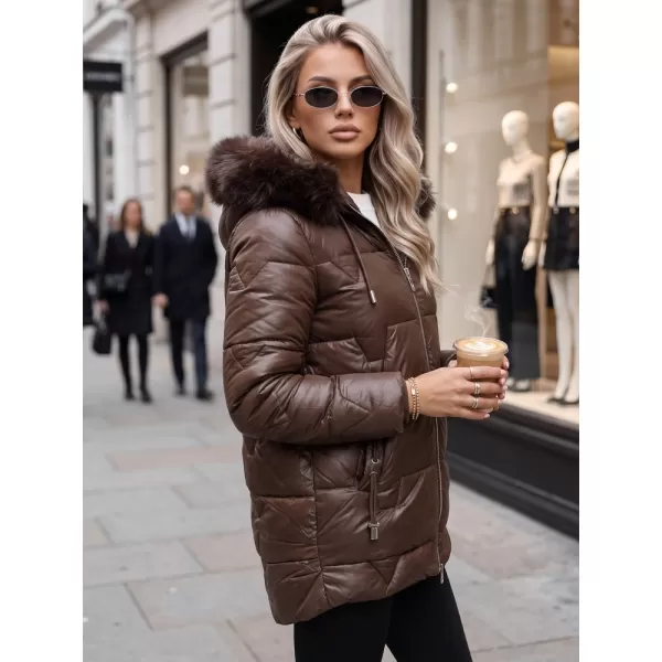  Дамско яке DSTREET TY5757 КАФЯВО 
