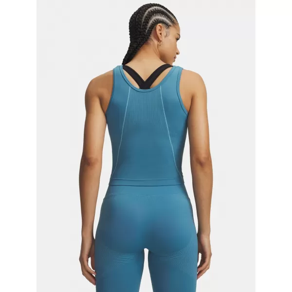  Дамски потник UNDER ARMOUR VANISH SEAMLESS TANK 6000640-466 СИНЬО 