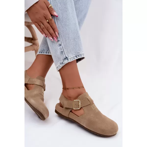  Дамски сандали BIG STAR SHOES TT274542 БЕЖОВО 