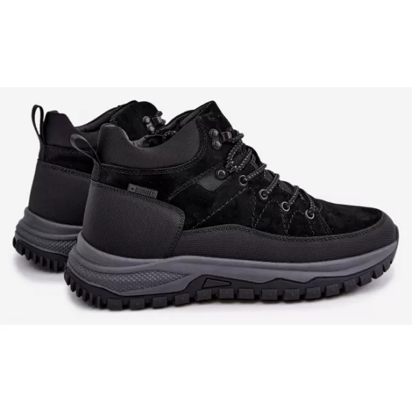  Мъжки зимни боти BIG STAR SHOES UU174246 ЧЕРЕН 