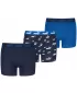 Детски боксерки PUMA ELEMENTS BOYS LOGO PRINT BOXERS 3P 93896805 СИНЬО КОМБО
