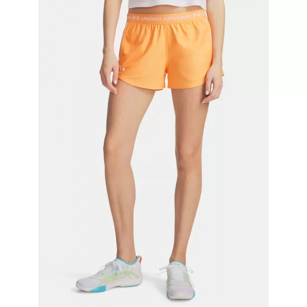  Дамски шорти UNDER ARMOUR TECH PLAY UP SHORTS 1389882-870 ОРАНЖЕВО 