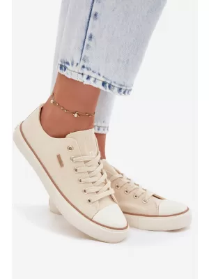 Дамски кецове BIG STAR SHOES TT274773 БЕЖОВО