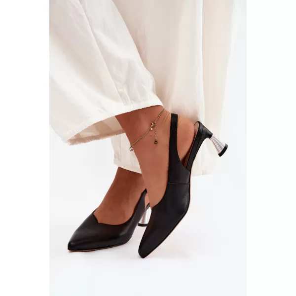  Дамски сандали VINCEZA 66922 ЧЕРЕН 