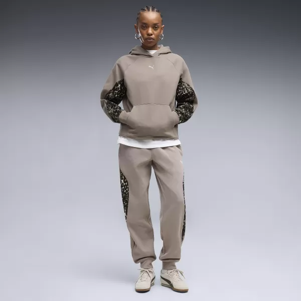  Дамски суичър PUMA SPORT ANIMAL STANDARD HOODIE FL 69400781 МИШО СИВО 