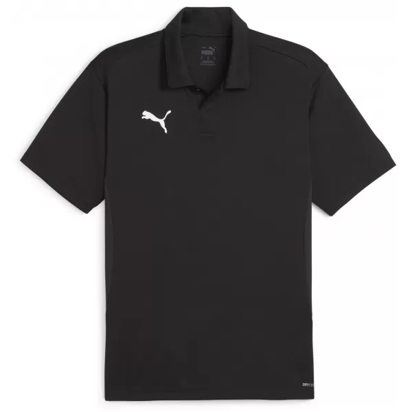  Мъжка тениска с яка PUMA TEAMGOAL POLO 658771-03 ПУМА ЧЕРНО/БЯЛО/ТЪМНО СИВО 