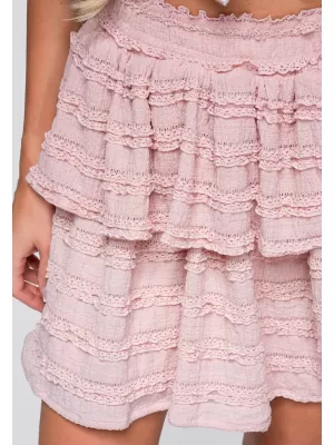 Дамска пола OMBRE OW-GL-E0014 РОЗОВО