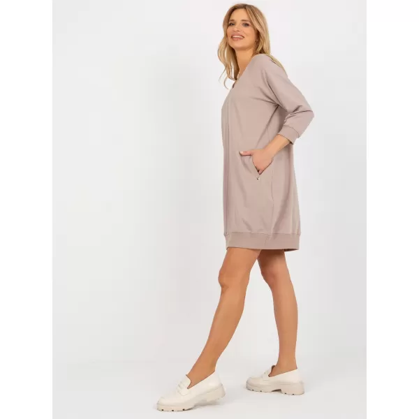  Рокля BASIC FEEL GOOD RV-SK-7203.35P ТЪМНО БЕЖОВО 