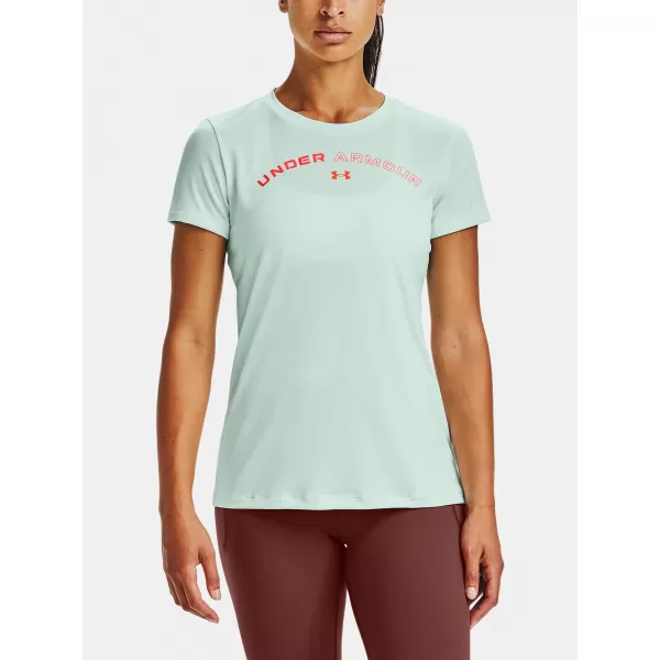  Дамска тениска UNDER ARMOUR TECH TWIST GRAPHIC LU SSC 1356304-403 СИНЬО 