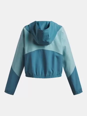 Яке за момиче UNDER ARMOUR UA RIVAL WOVEN HD JACKET 6004181-466 СИНЬО