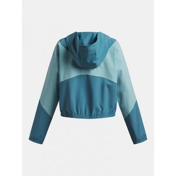  Яке за момиче UNDER ARMOUR UA RIVAL WOVEN HD JACKET 6004181-466 СИНЬО 
