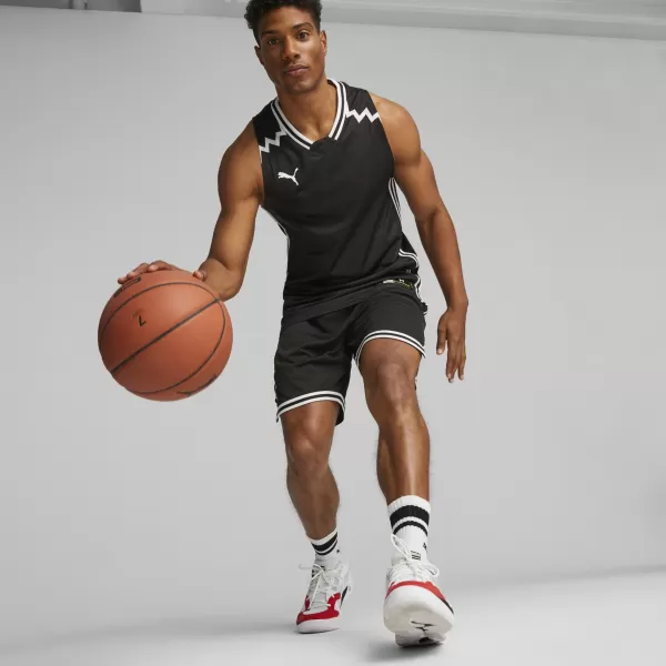  Мъжки шорти PUMA HOOPS TEAM GAME SHORT 676629-01 ПУМА ЧЕРНА 