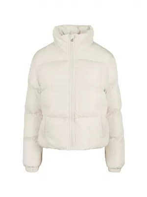 Дамско ватирано яке URBAN CLASSICS TB8713-02903 БЯЛ ПЯСЪК