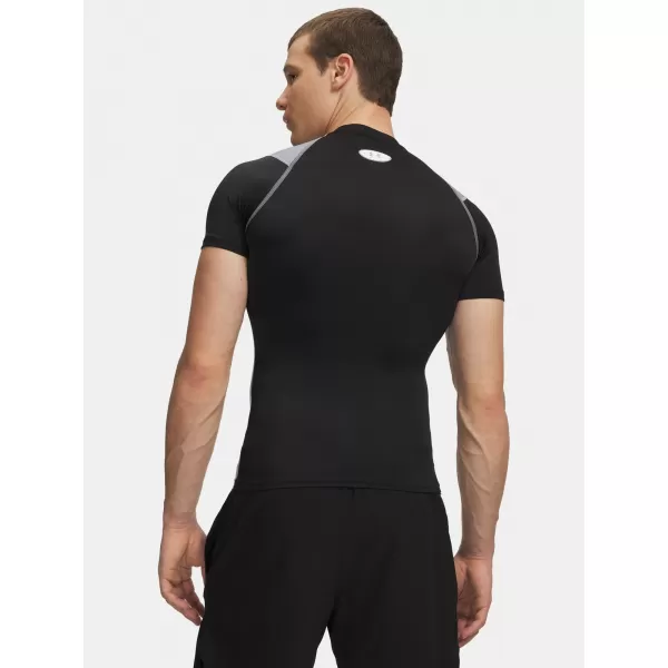  Мъжка тениска UNDER ARMOUR UA HG ELITE COMP SS 6015382-008 ЧЕРЕН 