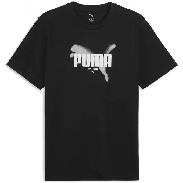  Мъжка тениска PUMA GRAPHICS TEE 69435501 ЧЕРНА ПУМА 